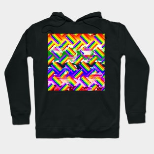 Rainbow Flags And Rainbow Stripes Hoodie